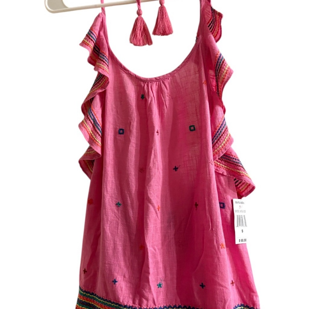 100%cotton Indian pink top